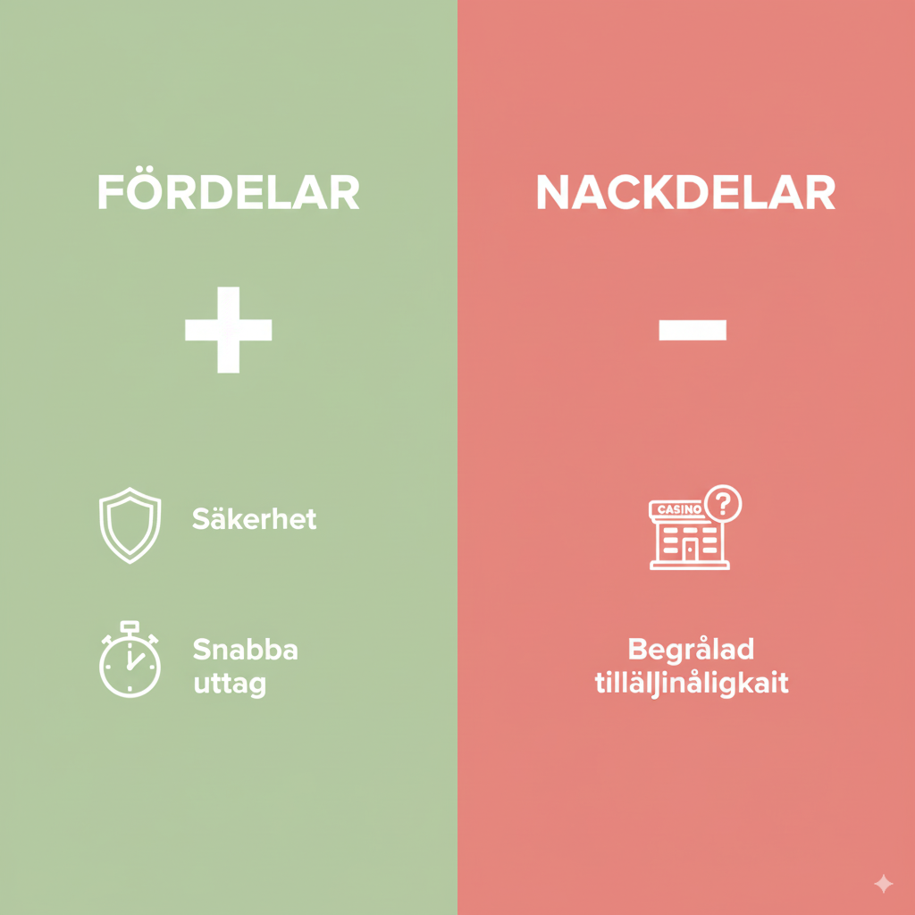 Fördelar och nackdelar med att använda PayPal som betalmetod på casino